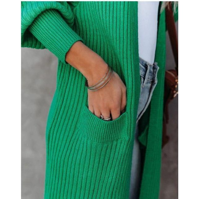 Amyah Pocketed Knit Duster Cardigan