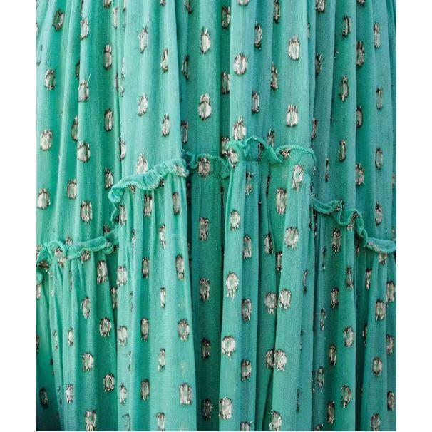 Fathom Metallic Maxi Dress