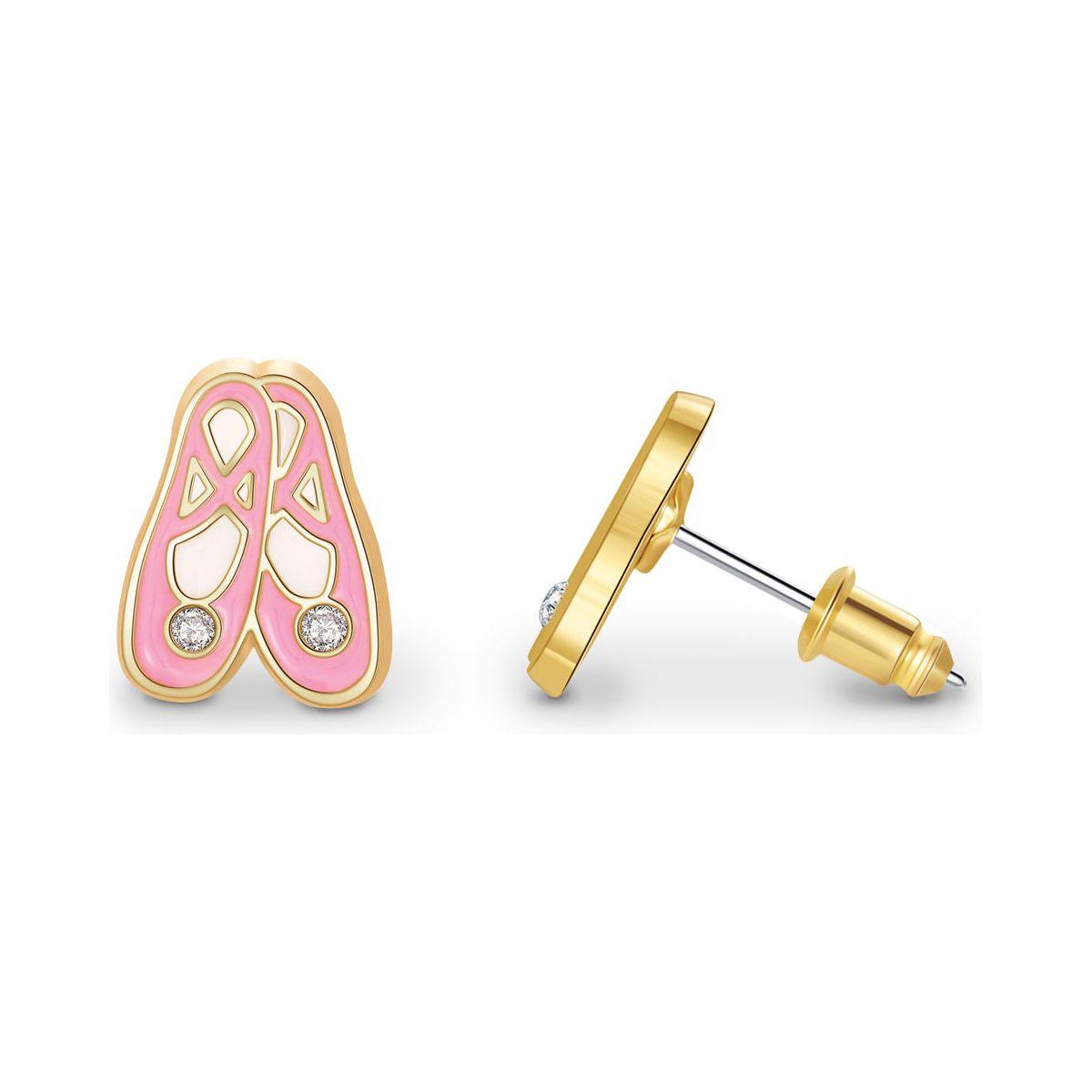 Sweet Petite Necklace and Studs Gift Set | Ballet Shoe