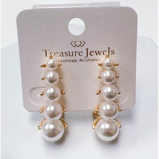 Pearl Crawler Earring