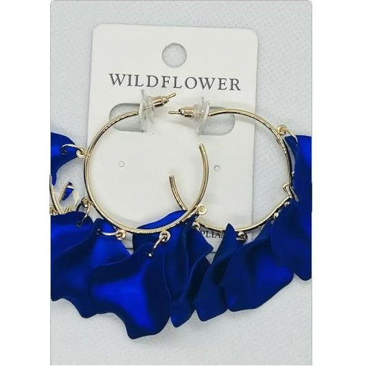 Petal Open Hoop Earrings