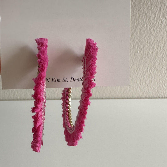 Pink Hoops