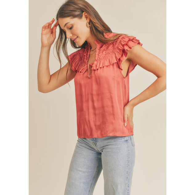 Reset By Jane Freya Ruffle Top