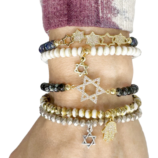 Love Lisa, Harper Judaica Bracelet Stack Collection
