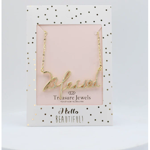 Treasure Jewels Blessed Gold Necklace