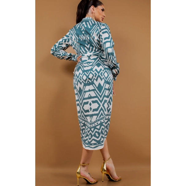Kelsey Button Down Midi Dress