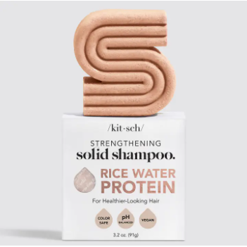 KITSCH Rice Water Protein Shampoo Bar For Hair Growth