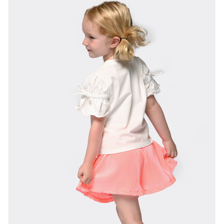Hannah Banana Pleated Tulip Ruffle Shorts