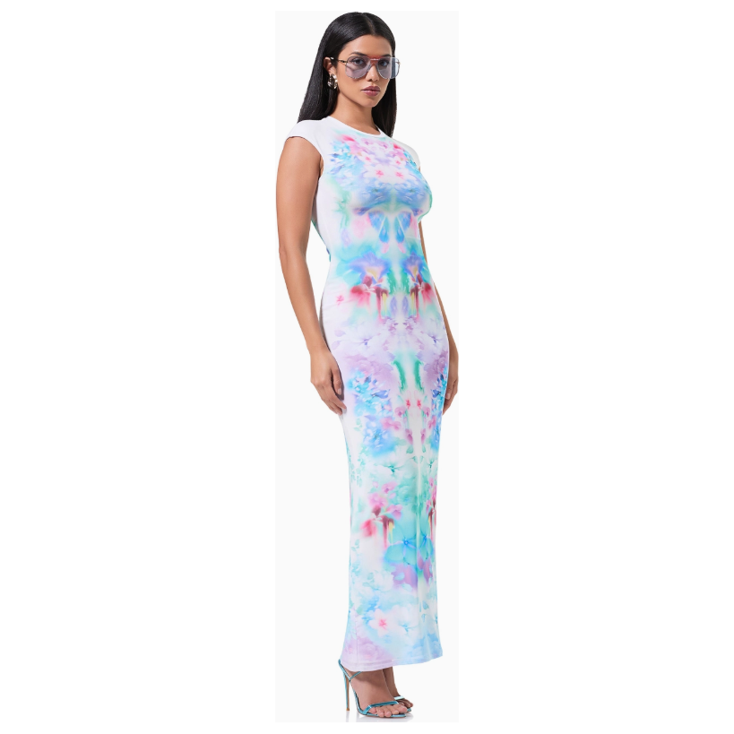 Cody Maxi Dresss - Blur Blossom