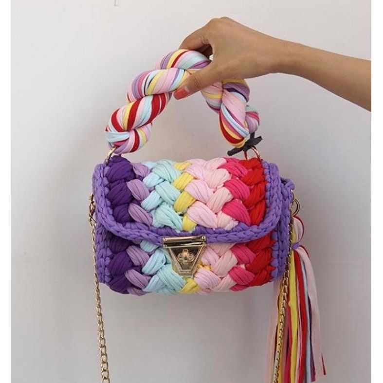 Rainbow Montego Woven Bag