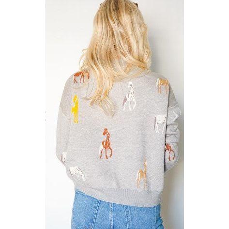 THML Equestrian Horse Sweater