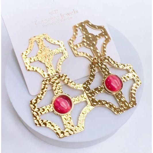 The Stacey Bubble Earring Pink
