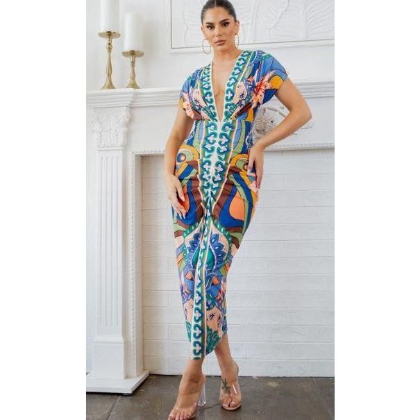 Too Haute To Handle Midi Dress