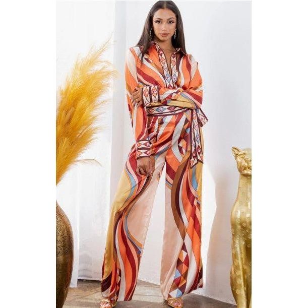 Too Haute To Pant Set