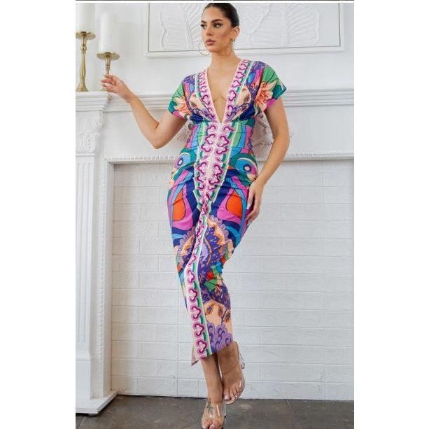 Too Haute To Handle Midi Dress