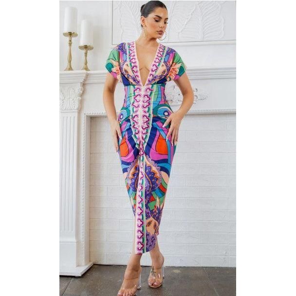 Too Haute To Handle Midi Dress