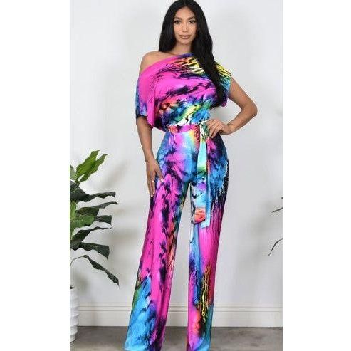 Volney Multi Color Jumpsuit