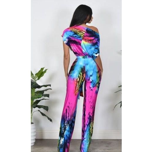 Volney Multi Color Jumpsuit