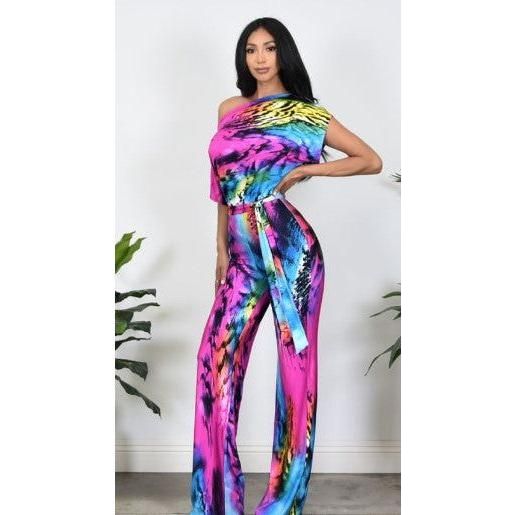 Volney Multi Color Jumpsuit