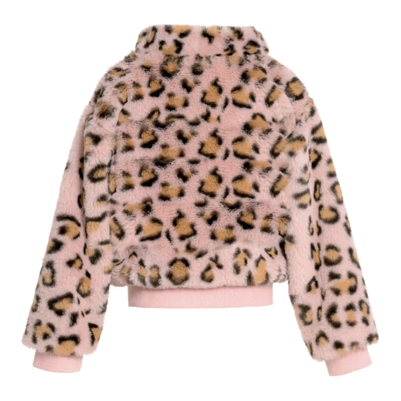 Hannah Banana Leopard Bomber Jacket