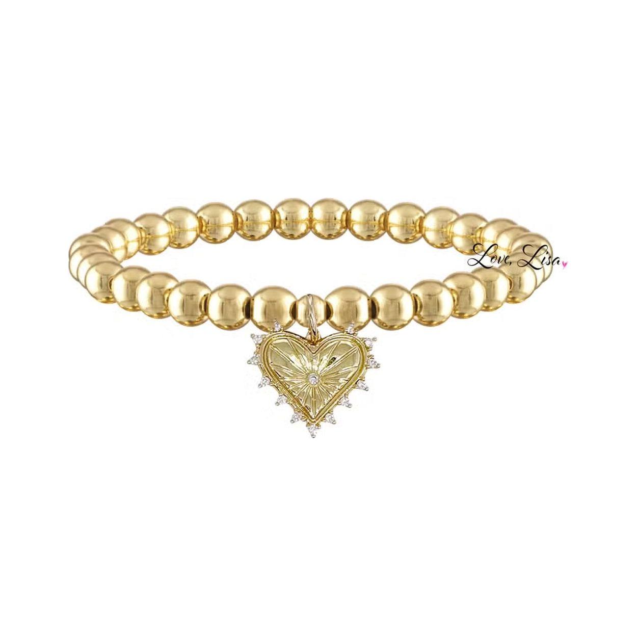 Love Lisa, Sarah Heart Bracelet Stack Collection