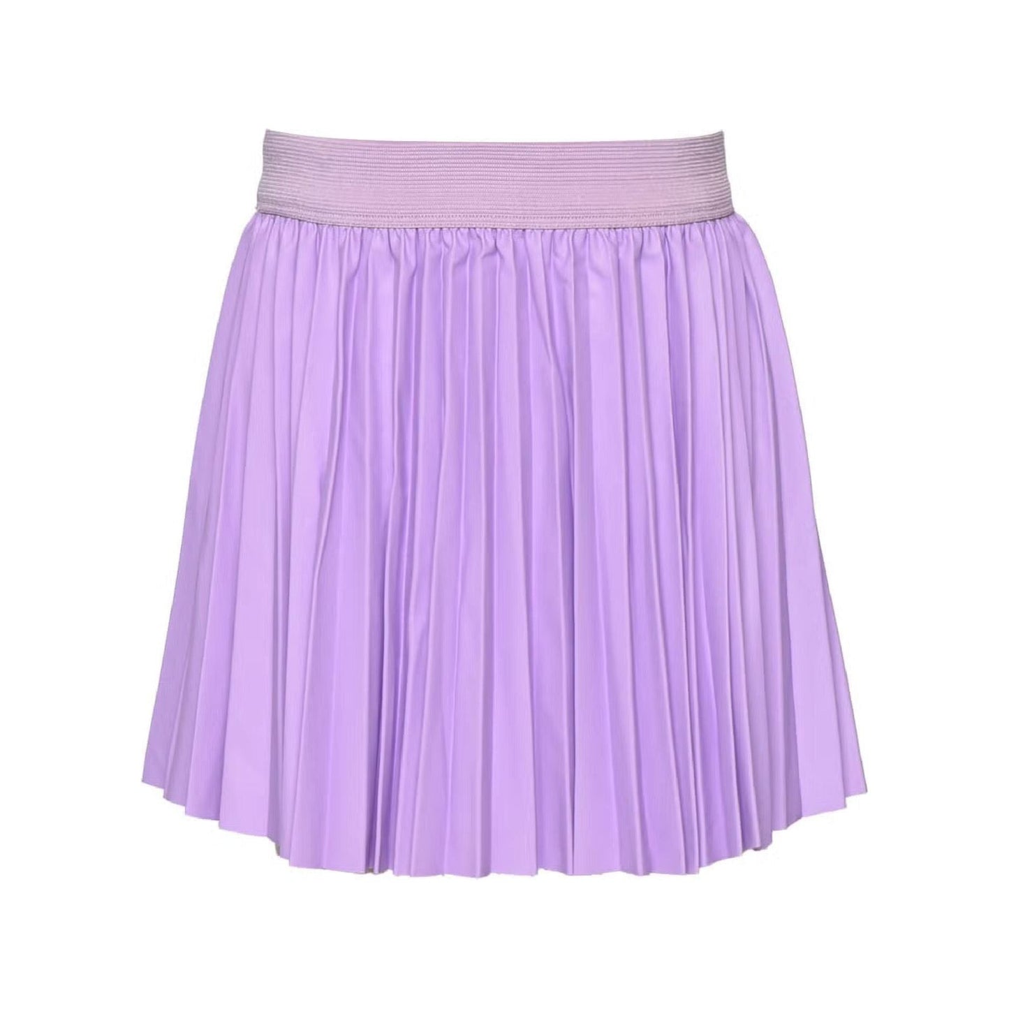Hannah Banana Pleated Pleather Skirt-
