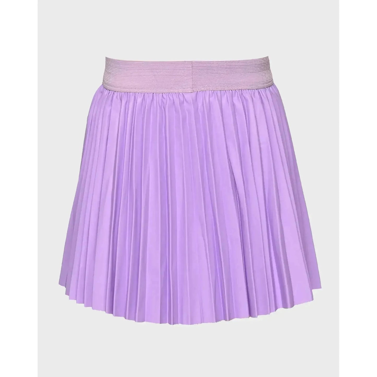 Hannah Banana Pleated Pleather Skirt-