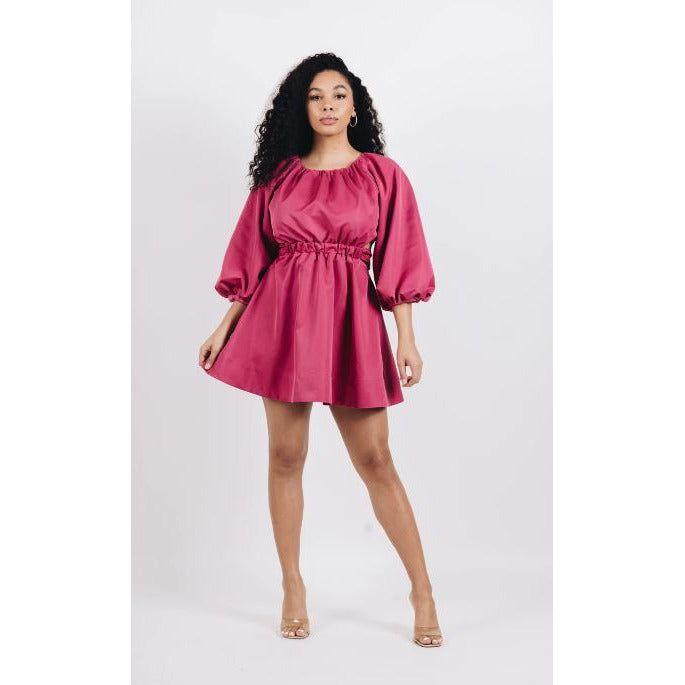 DO + BE Very Berry Babydoll Dress