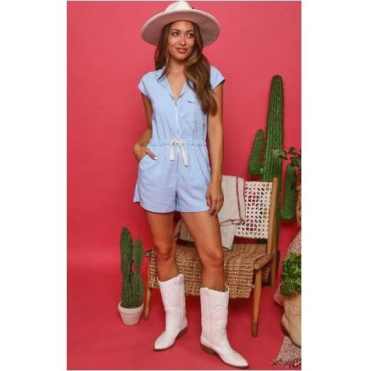 Fantastic Fawn Hooded Romper