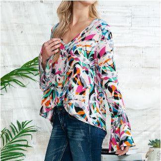 Jodifil Janie Bell Sleeve Blouse