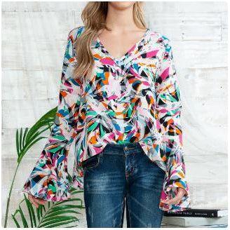 Jodifil Janie Bell Sleeve Blouse