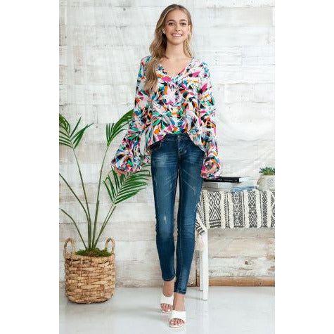 Jodifil Janie Bell Sleeve Blouse