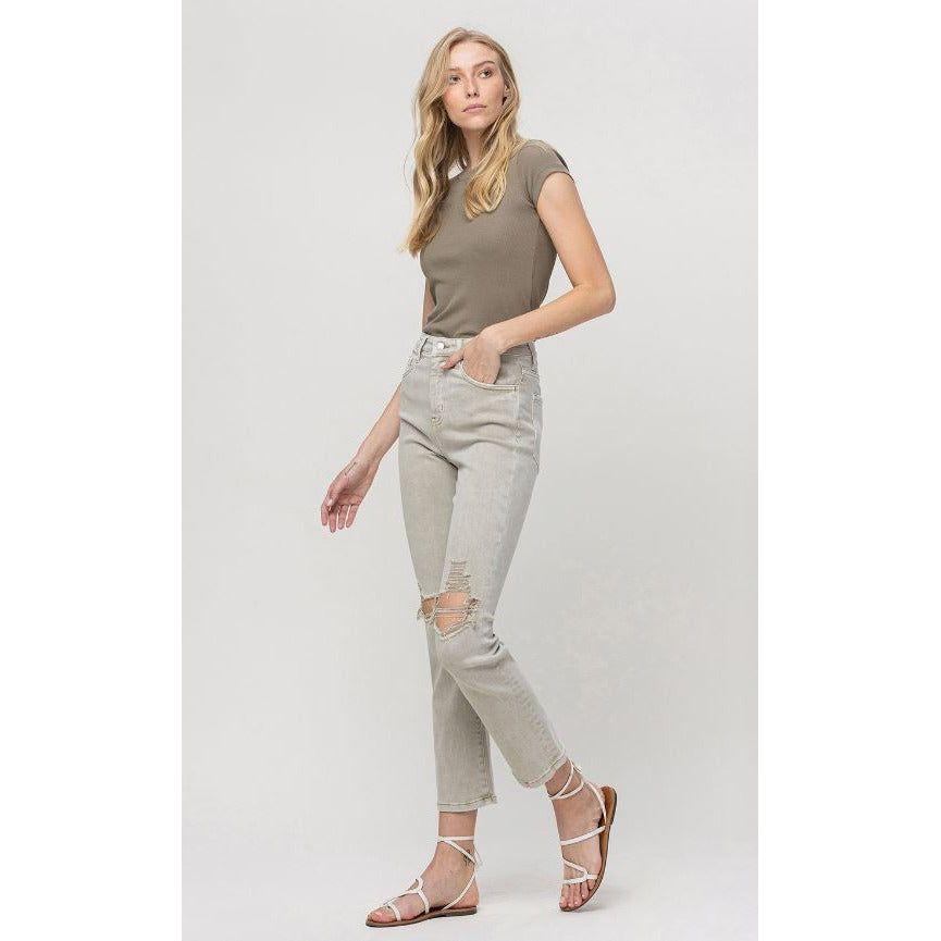 Vervet Sage 90’s Vintage Ankle Straight Jeans