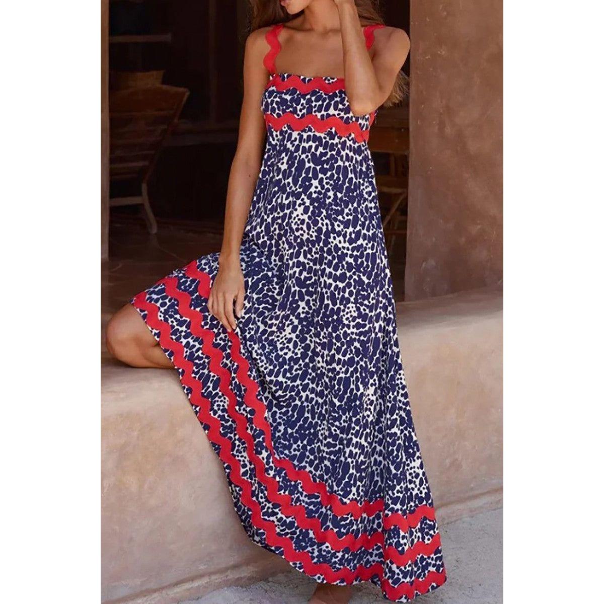 Remi Scalloped Ric Rac Vivi Maxi Dress