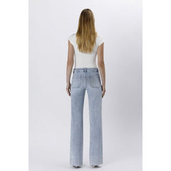 Lavender VERVET High Rise Trouser Hem Flare Jeans