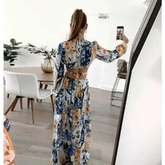 White Smoke Aliane Cut Out Maxi Dress