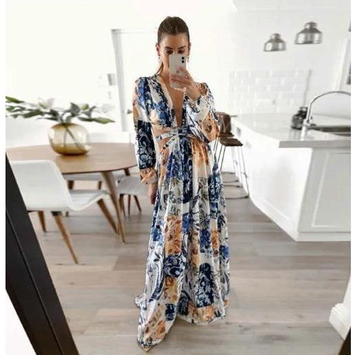 White Smoke Aliane Cut Out Maxi Dress