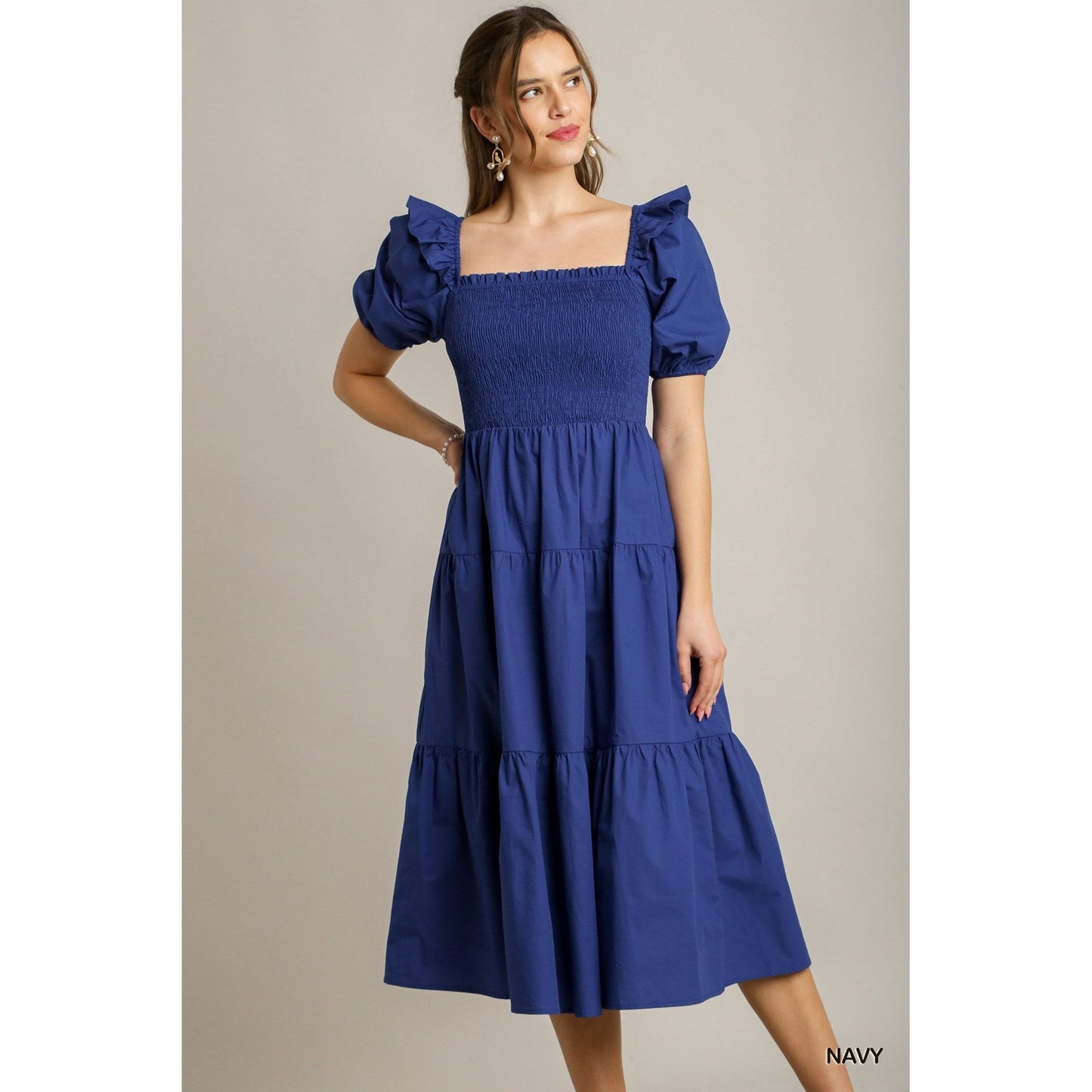 Daiquiri Midi Dress - Blue