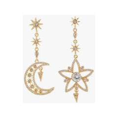 White Smoke Elara Earrings - Gold