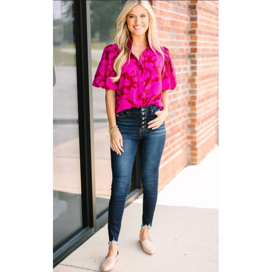 Fall Floral Bloom Top