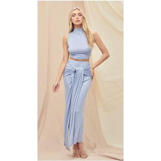 Gray Tulum Skirt