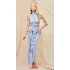 Gray Tulum Skirt