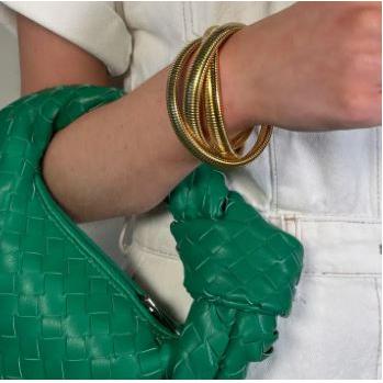 Charlie Knotted Handbag Emerald