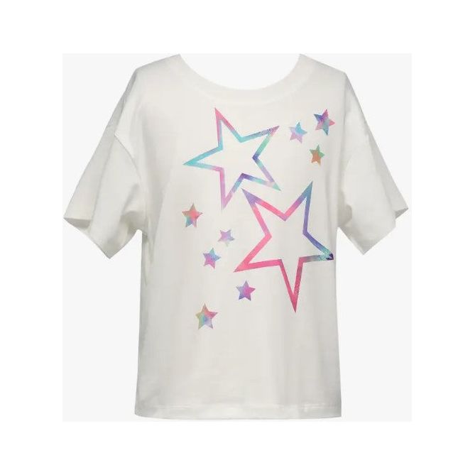 Hannah Banana Tie Dye Star Short Sleeve Graphic T-Shirt