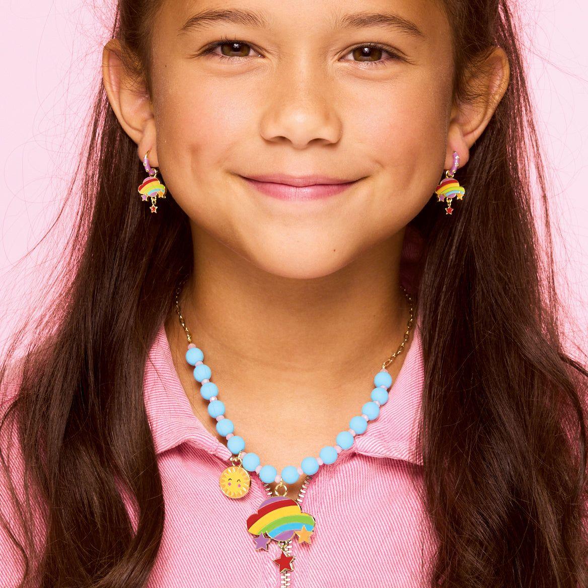 Misty Rose Beads and Baubles Rainbow Cloud Necklace