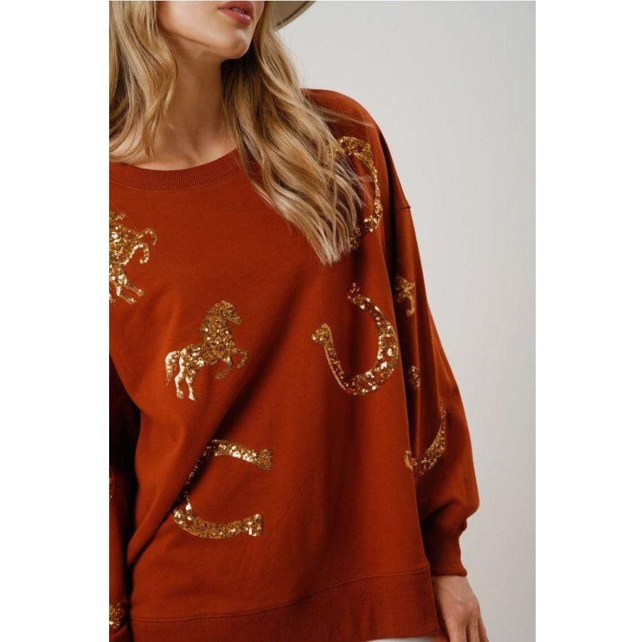 Roaming The Field Oversized Top