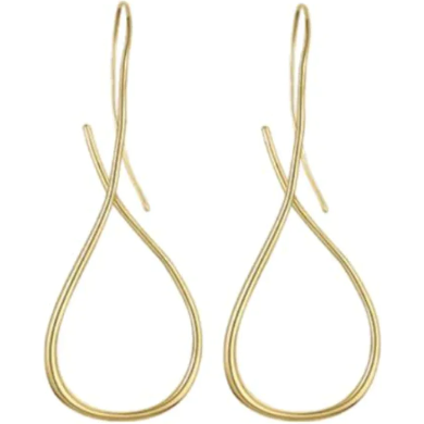 Wren Twist Drop Earrings