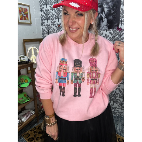 Nutcracker Sweet Pink Sweatshirt