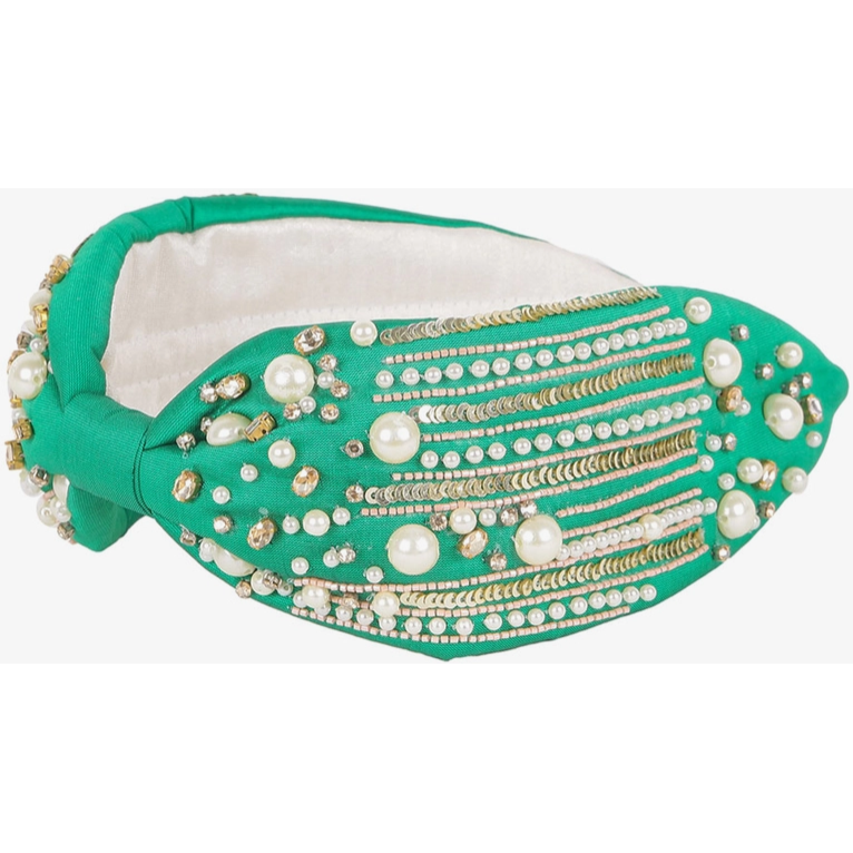 Pearl Sequin Bead Embellished Headband