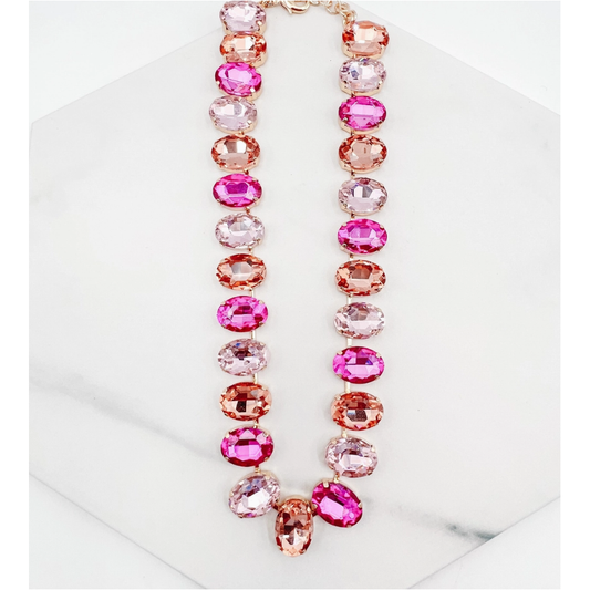 Treasure Jewels Pink Radiance Necklace